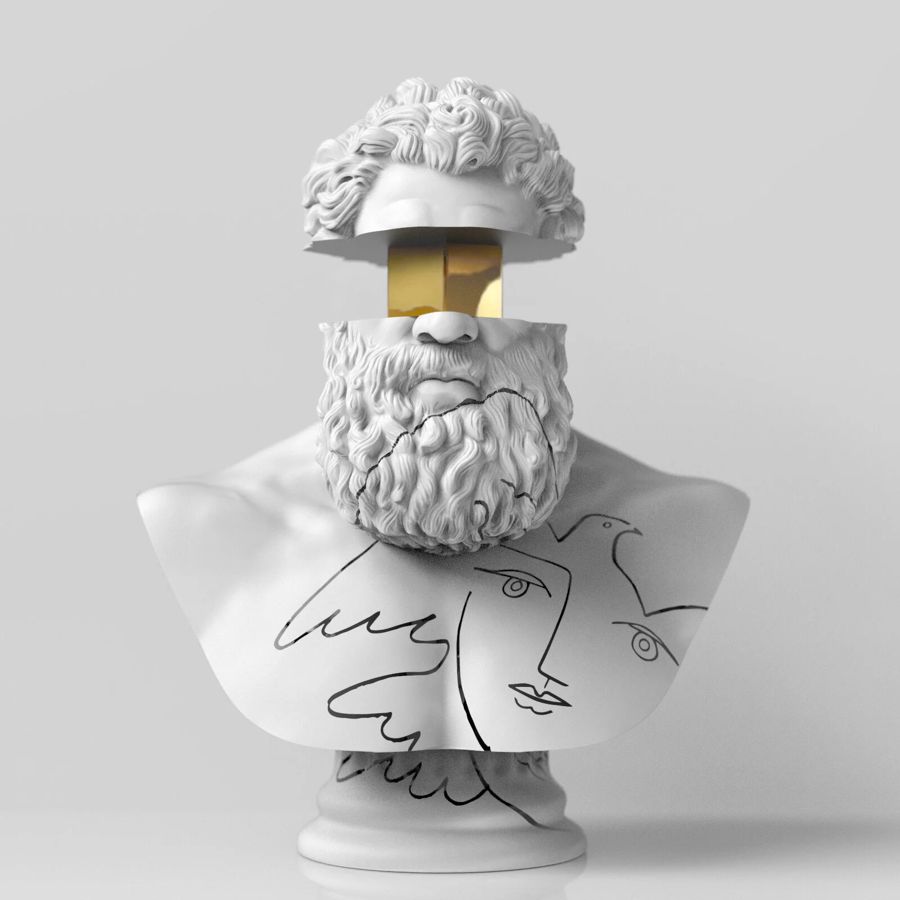 The Bust — Picasso — Emre Yusufi heykeli